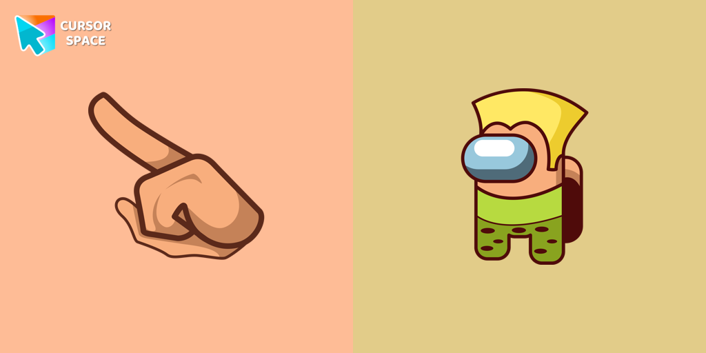 Cursor Among Us Guile Character For Chrome